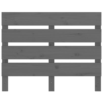 Hoofdbord 00X3X80 Cm Massief Grenenhout 100 x 80 cm Grijs