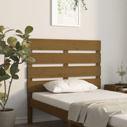Hoofdbord 100x3x80 cm massief grenenhout honingbruin