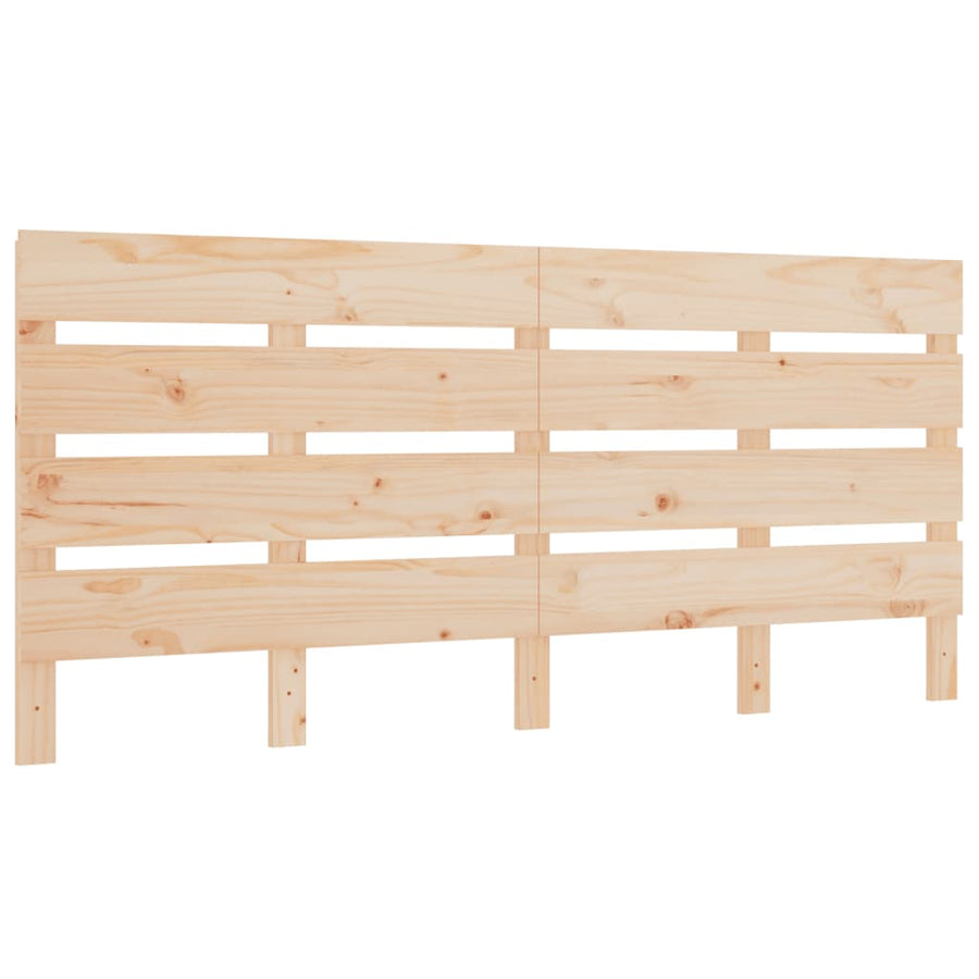 Hoofdbord 20X3X80 Cm Massief Grenenhout 120 x 80 cm Naturel