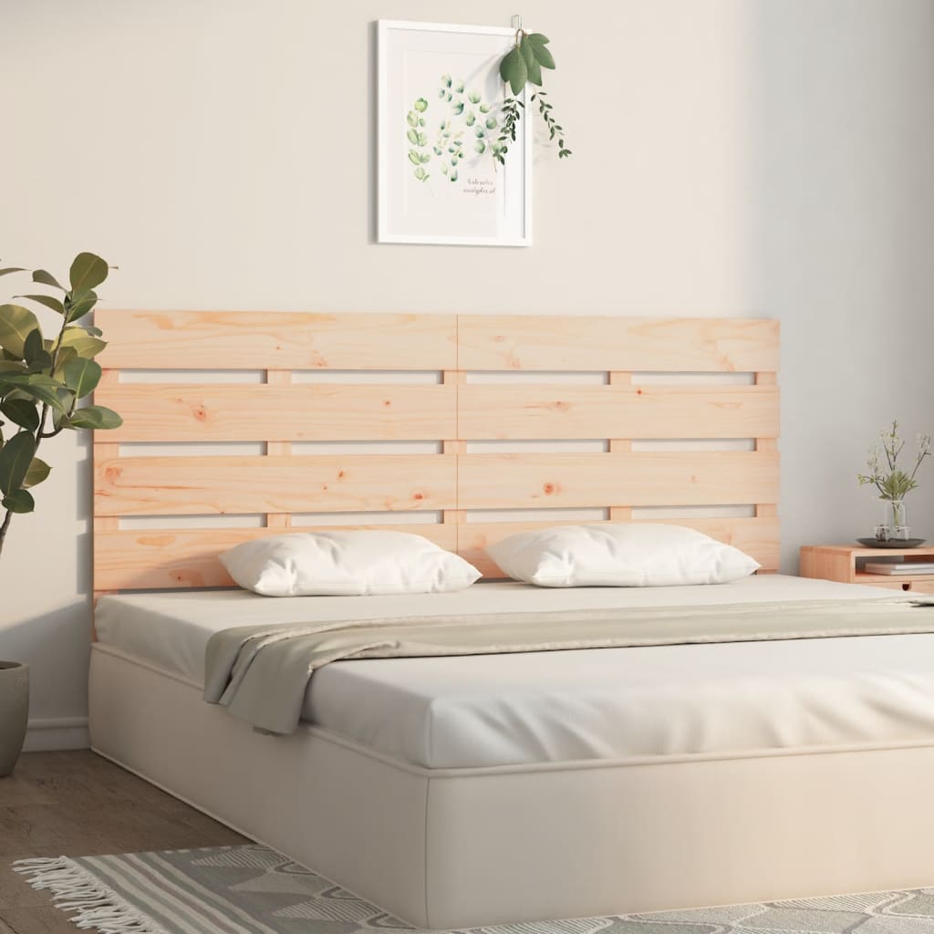 Hoofdbord 20X3X80 Cm Massief Grenenhout 120 x 80 cm Naturel