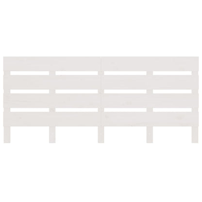Hoofdbord 20X3X80 Cm Massief Grenenhout 120 x 80 cm Wit