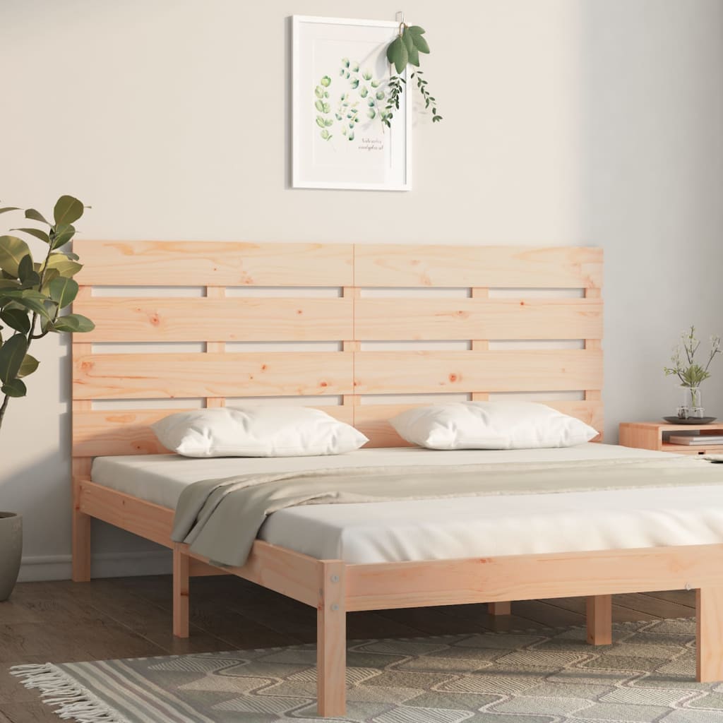 Hoofdbord 40X3X80 Cm Massief Grenenhout 140 x 80 cm Naturel