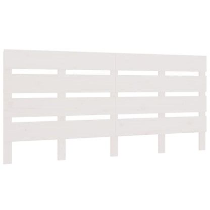 Hoofdbord 40X3X80 Cm Massief Grenenhout 140 x 80 cm Wit