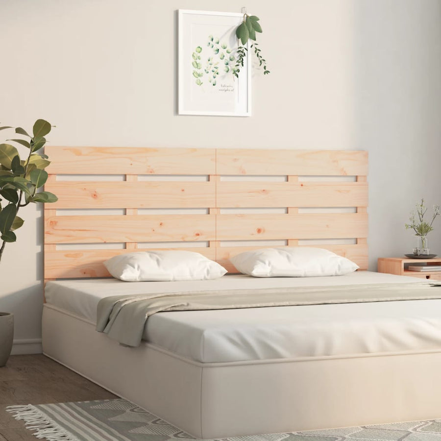 Hoofdbord 50X3X80 Cm Massief Grenenhout 150 x 80 cm Naturel
