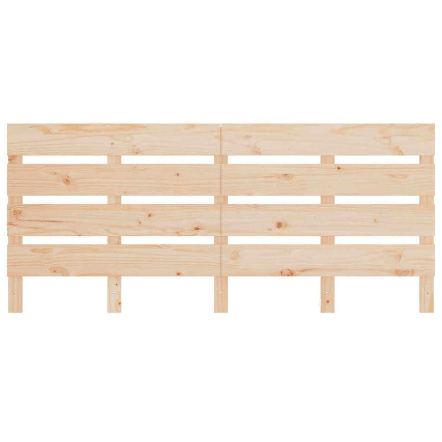 Hoofdbord 60X3X80 Cm Massief Grenenhout 160 x 80 cm Naturel