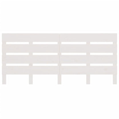 Hoofdbord 60X3X80 Cm Massief Grenenhout 160 x 80 cm Wit