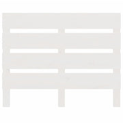 Hoofdbord 75x3x80 cm massief grenenhout wit