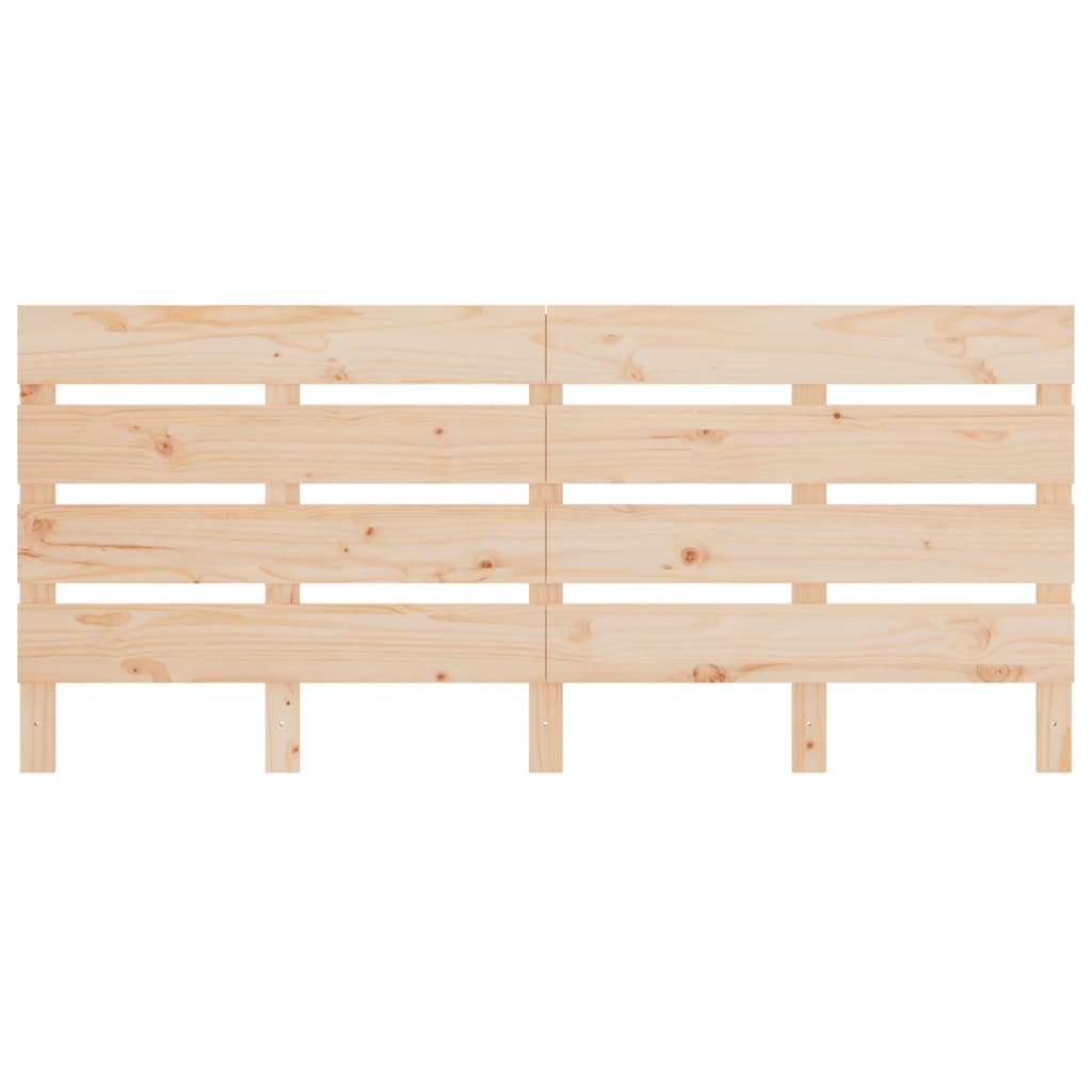 Hoofdbord 35X3X80 Cm Massief Grenenhout 135 x 80 cm Naturel