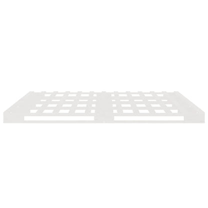 Palletbed Massief Grenenhout 140 x 200 cm Wit