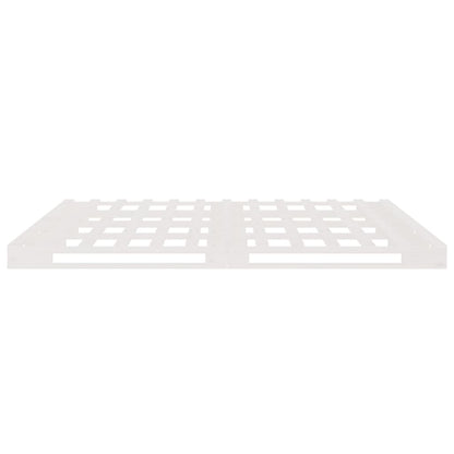 Palletbed Massief Hout 180 x 200 cm Wit