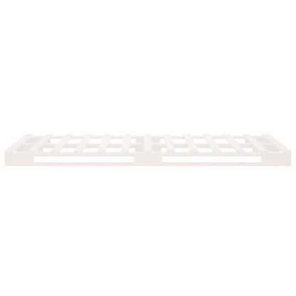 Palletbed Massief Grenenhout 90 x 190 cm Wit