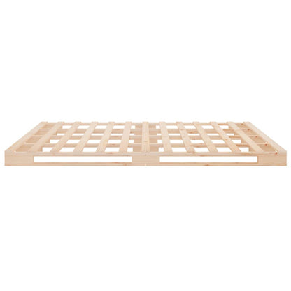 Palletbed Massief Grenenhout 140X190 Cm 140 x 190 cm Naturel