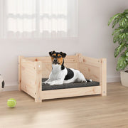 Hondenbed 55,5x45,5x28 cm massief grenenhout