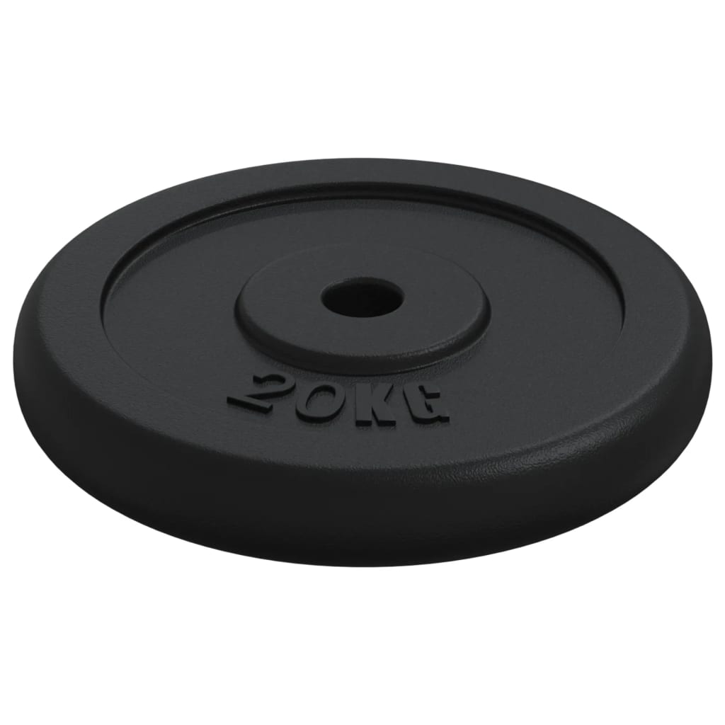 Halterschijf 20 Kg Gietijzer 1x 20 kg