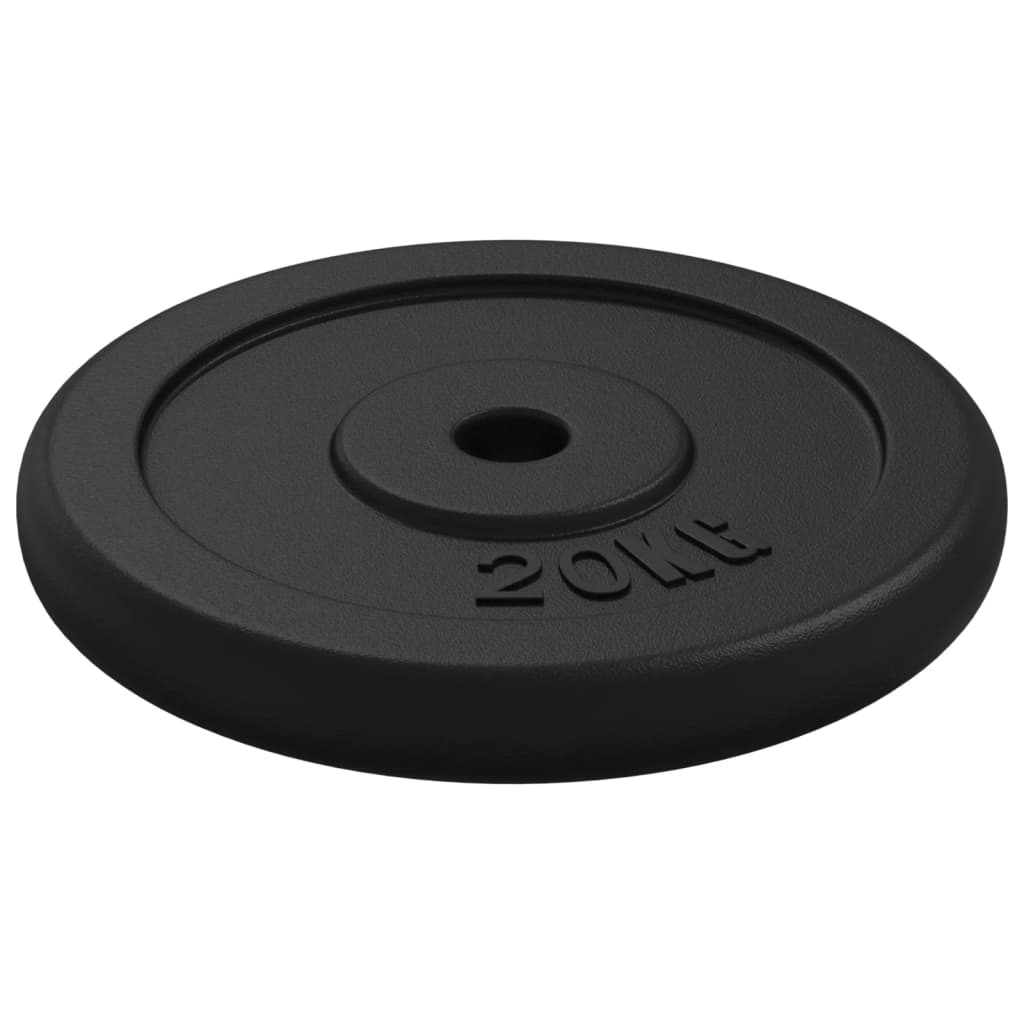 Halterschijf 20 Kg Gietijzer 1x 20 kg