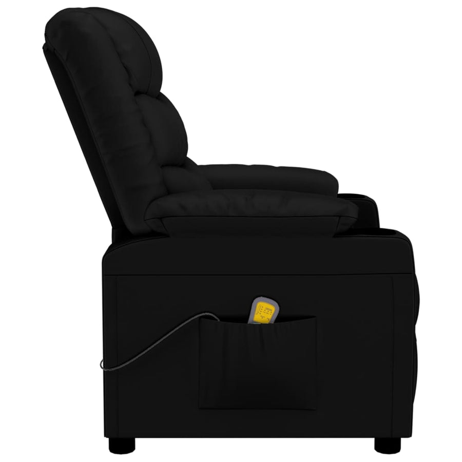 Massagestoel Kunstleer Zwart