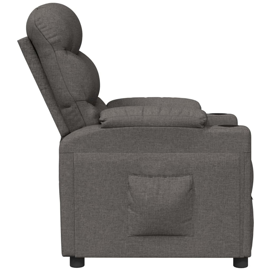Fauteuil Verstelbaar Stof Donkergrijs 1