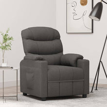 Fauteuil Verstelbaar Stof Donkergrijs 1