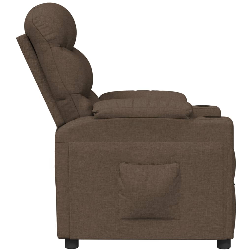 Fauteuil Verstelbaar Stof Bruin