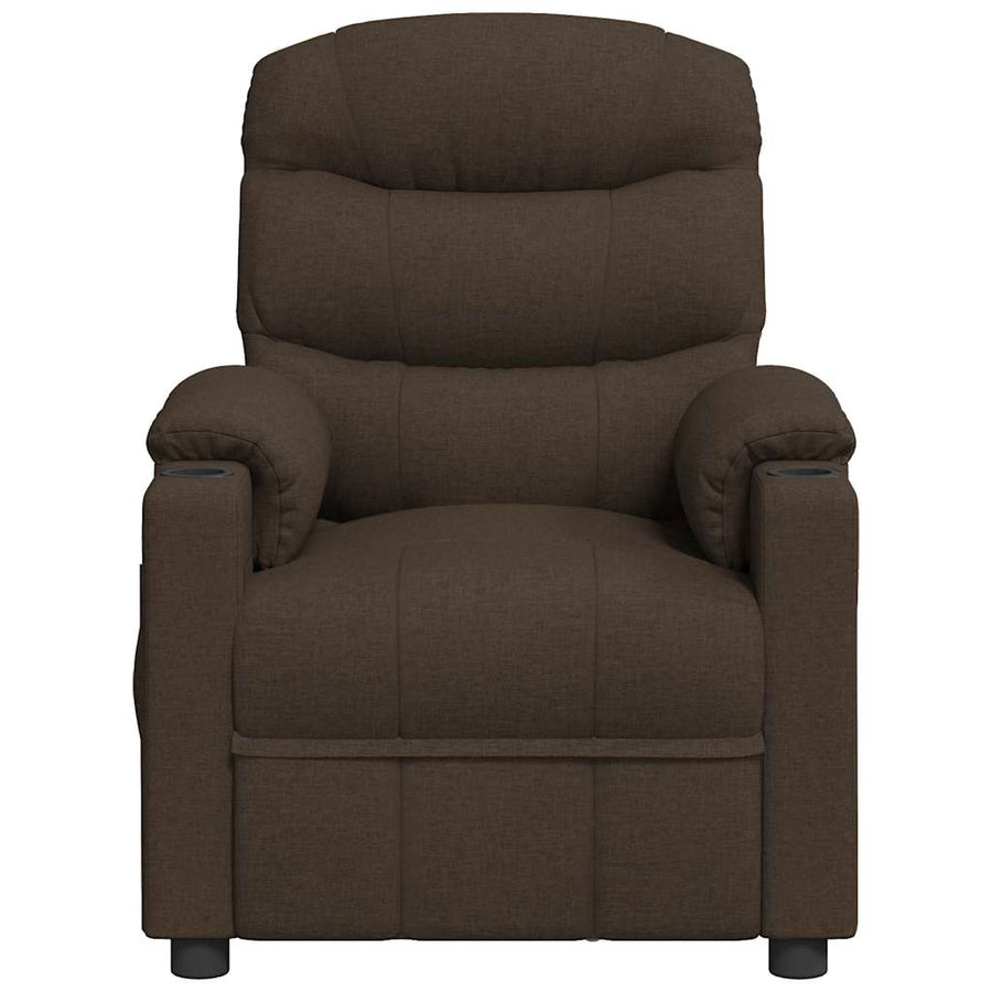 Relaxfauteuil Donkerbruine Stof