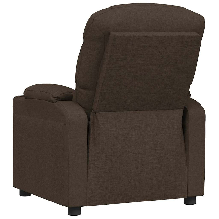 Relaxfauteuil Donkerbruine Stof
