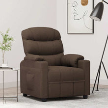 Relaxfauteuil Donkerbruine Stof