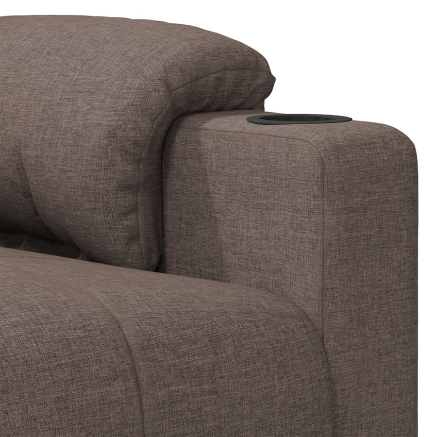 Fauteuil Verstelbaar Stof Taupe