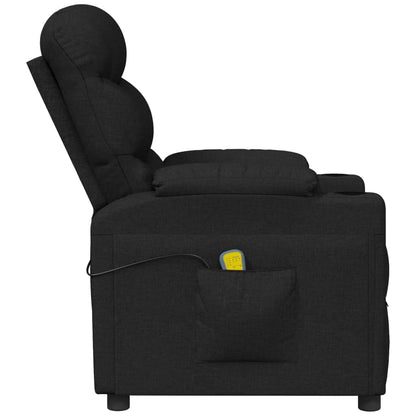 Massagestoel Stof Zwart