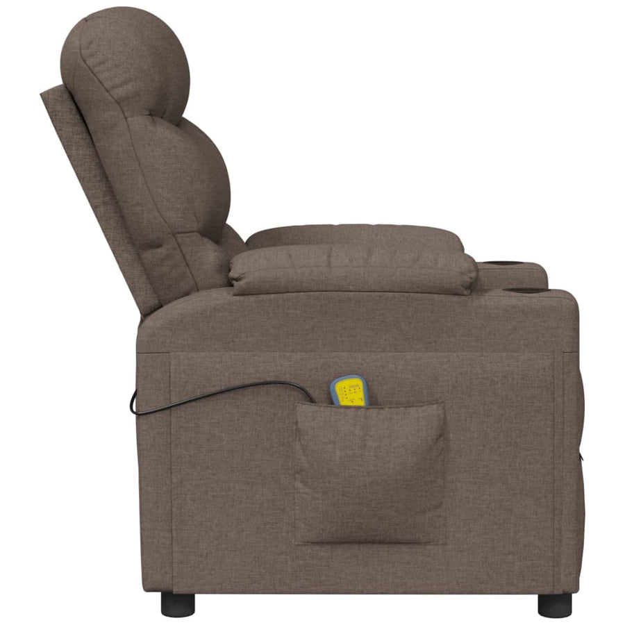 Massagestoel Stof Taupe