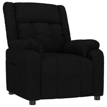 Fauteuil Verstelbaar Stof Zwart