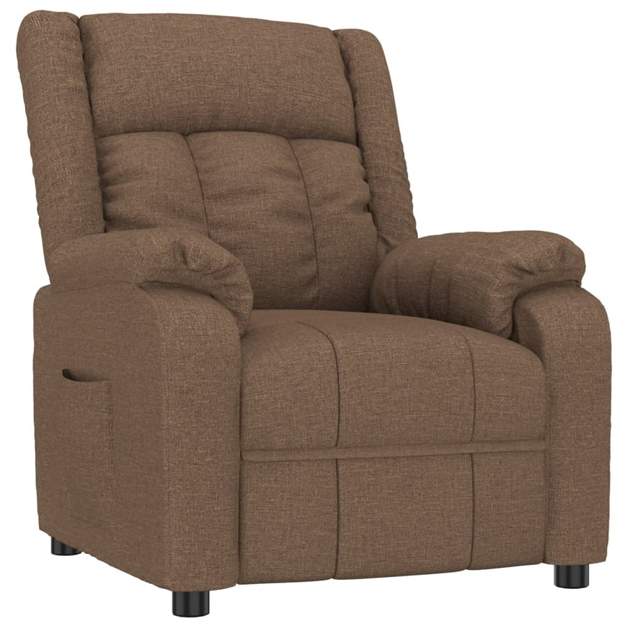 Fauteuil Verstelbaar Stof Bruin