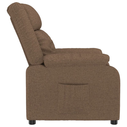 Fauteuil Verstelbaar Stof Bruin