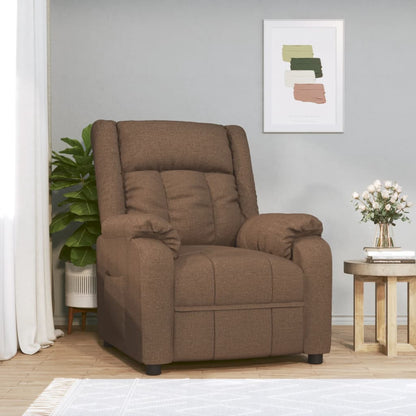 Fauteuil Verstelbaar Stof Bruin