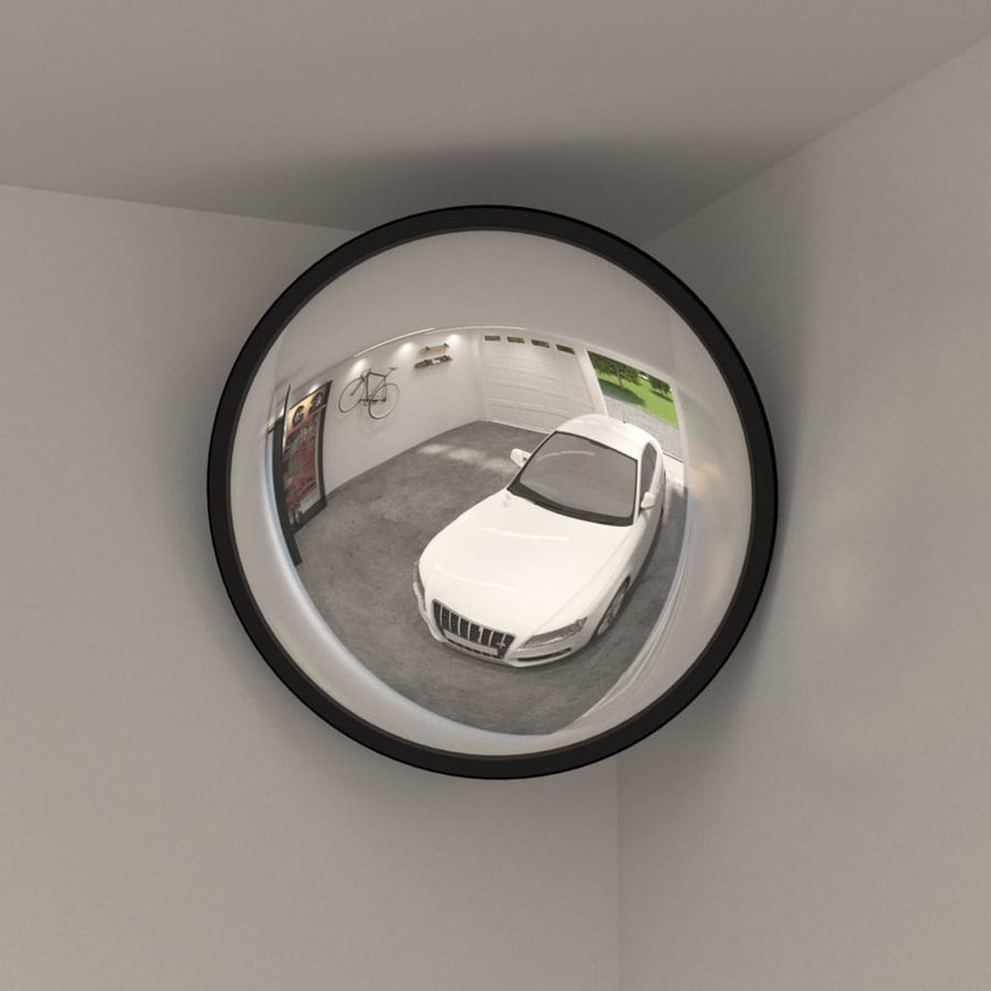 Verkeersspiegel Voor Binnen Convex Ø40 Cm Acryl Zwart Ø 40 cm