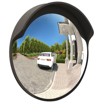 Verkeersspiegel Voor Buiten Convex Ø45 Cm Polycarbonaat Ø 45 cm Zwart