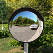 Verkeersspiegel Ø45 cm polycarbonaat zwart