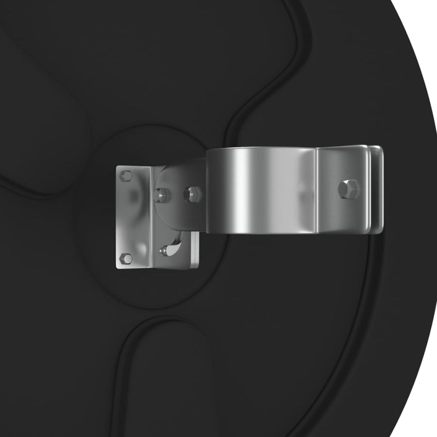 Verkeersspiegel Voor Buiten Convex Ø60 Cm Polycarbonaat Ø 60 cm Zwart
