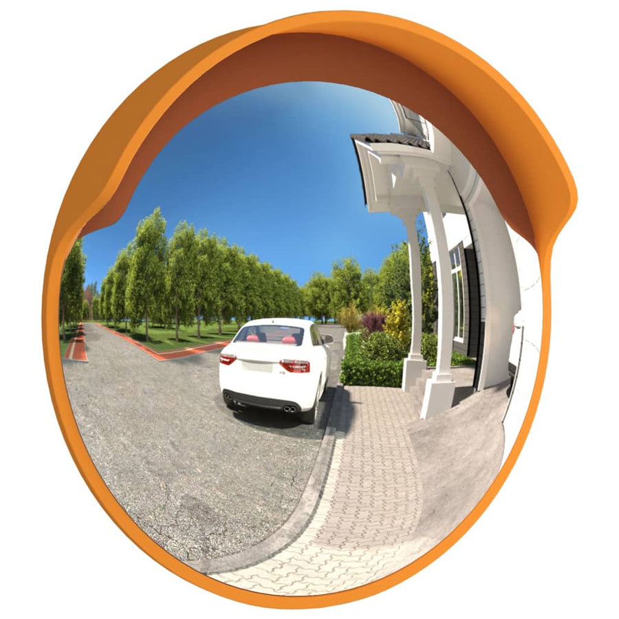 Verkeersspiegel Voor Buiten Convex Ø30 Cm Polycarbonaat Oranje Ø 30 cm orange