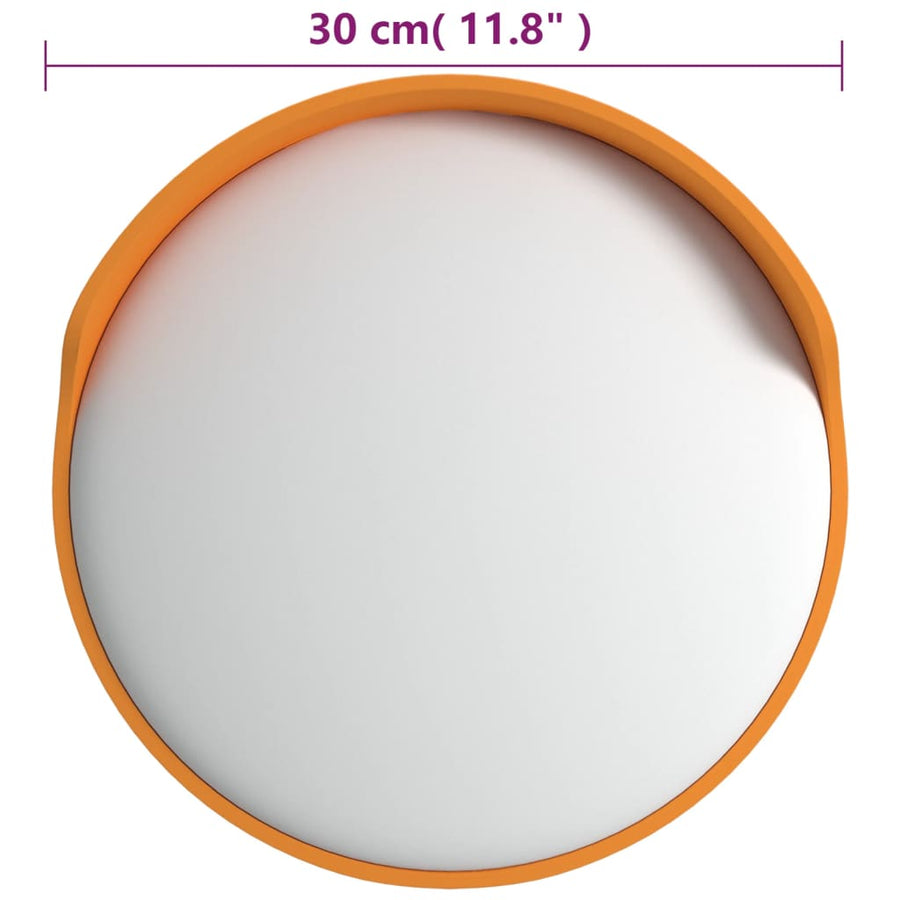 Verkeersspiegel Voor Buiten Convex Ø30 Cm Polycarbonaat Oranje Ø 30 cm orange