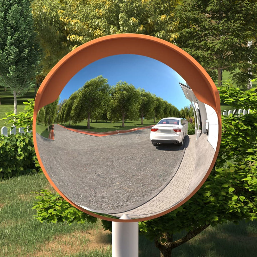Verkeersspiegel Voor Buiten Convex Ø30 Cm Polycarbonaat Oranje Ø 30 cm orange
