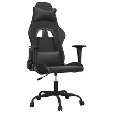 Massage gamestoel kunstleer zwart 1 Zwart