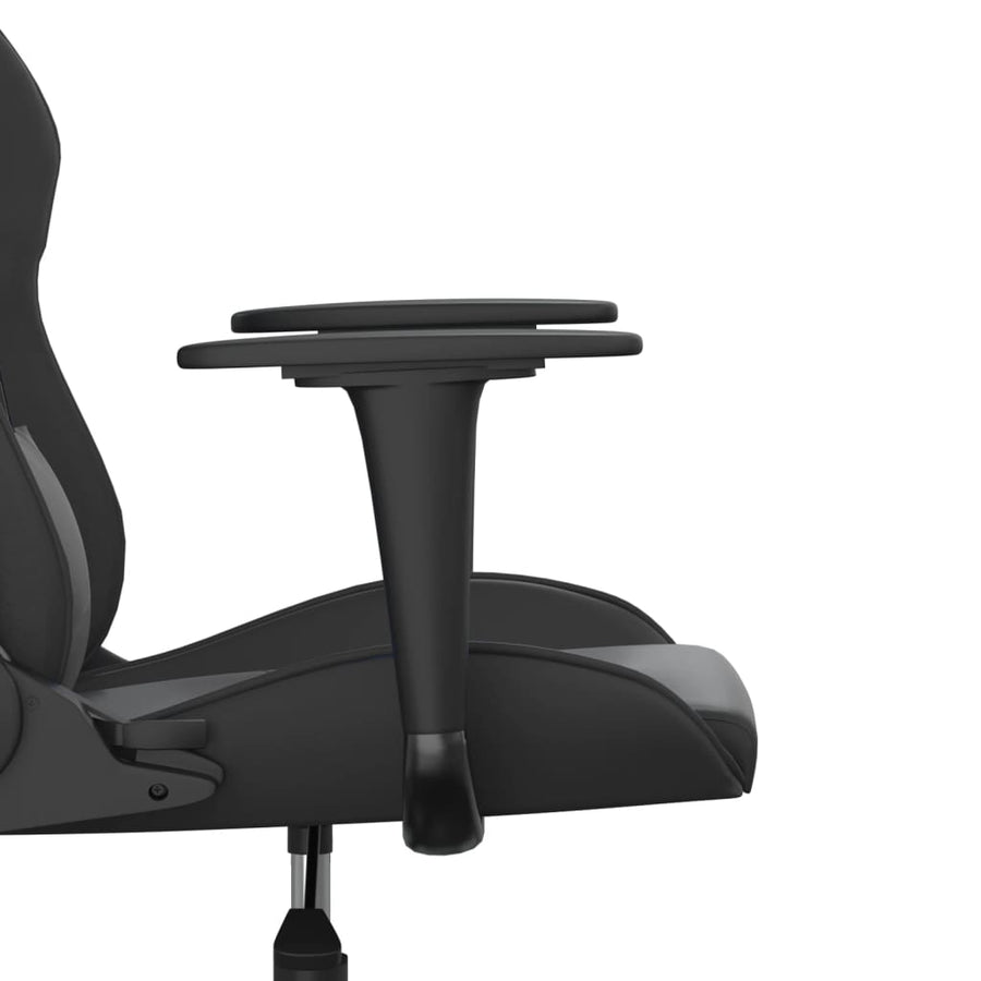 Massage gamestoel kunstleer zwart 1 Zwart