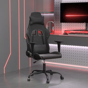Gamestoel kunstleer zwart massage