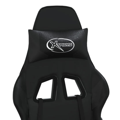 Massage Gamestoel Kunstleer Zwart Zonder voetensteun