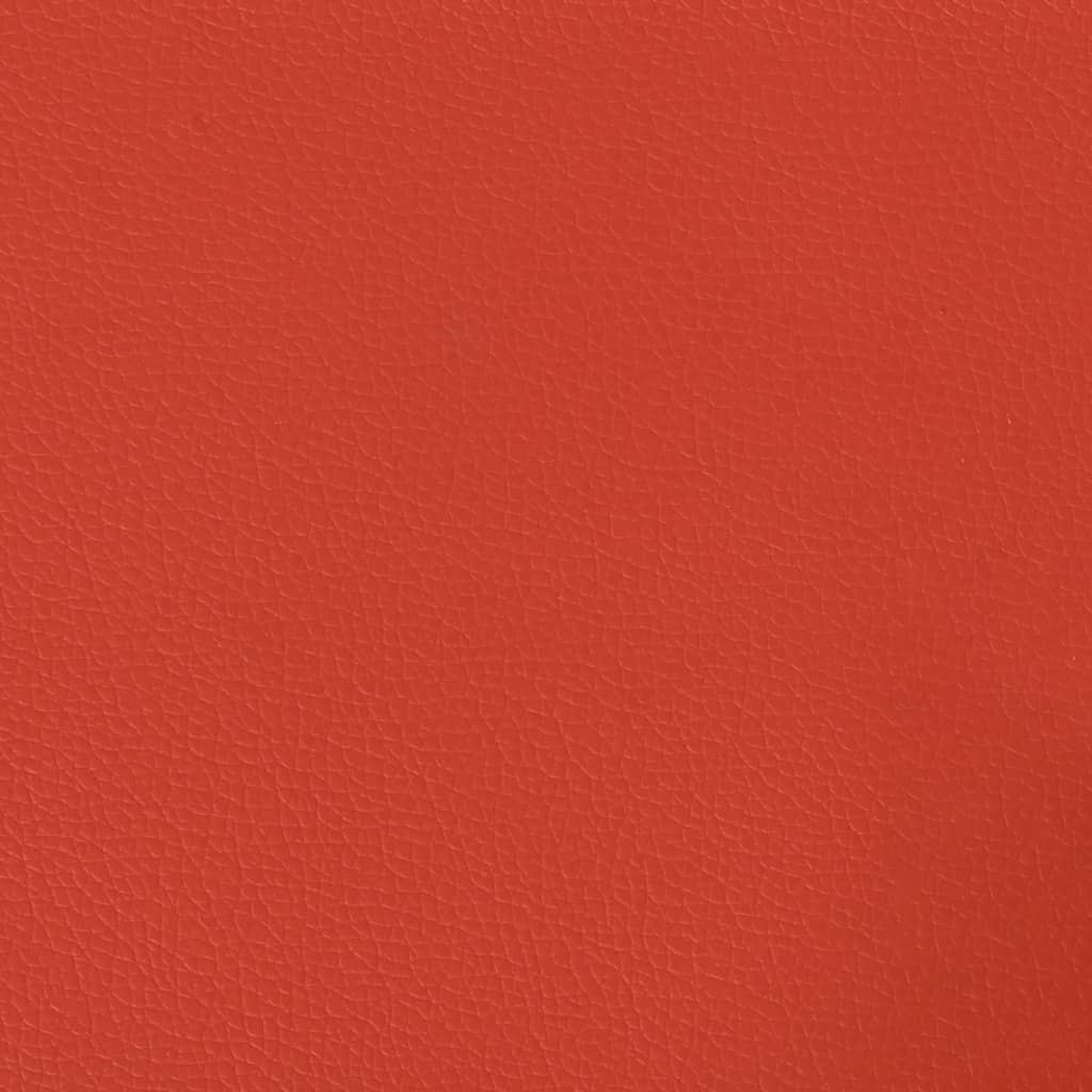 Massage gamestoel met voetensteun kunstleer zwart en rood Zwart en rood Met voetensteun