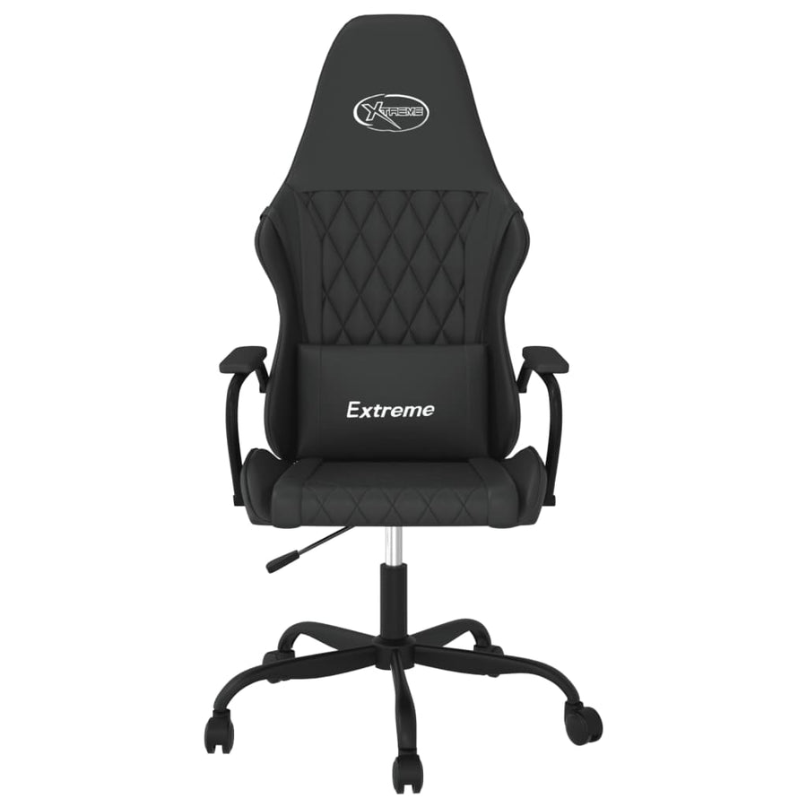 Massage Gamestoel Kunstleer Zwart