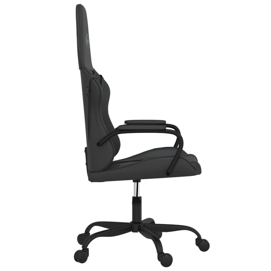 Massage Gamestoel Kunstleer Zwart