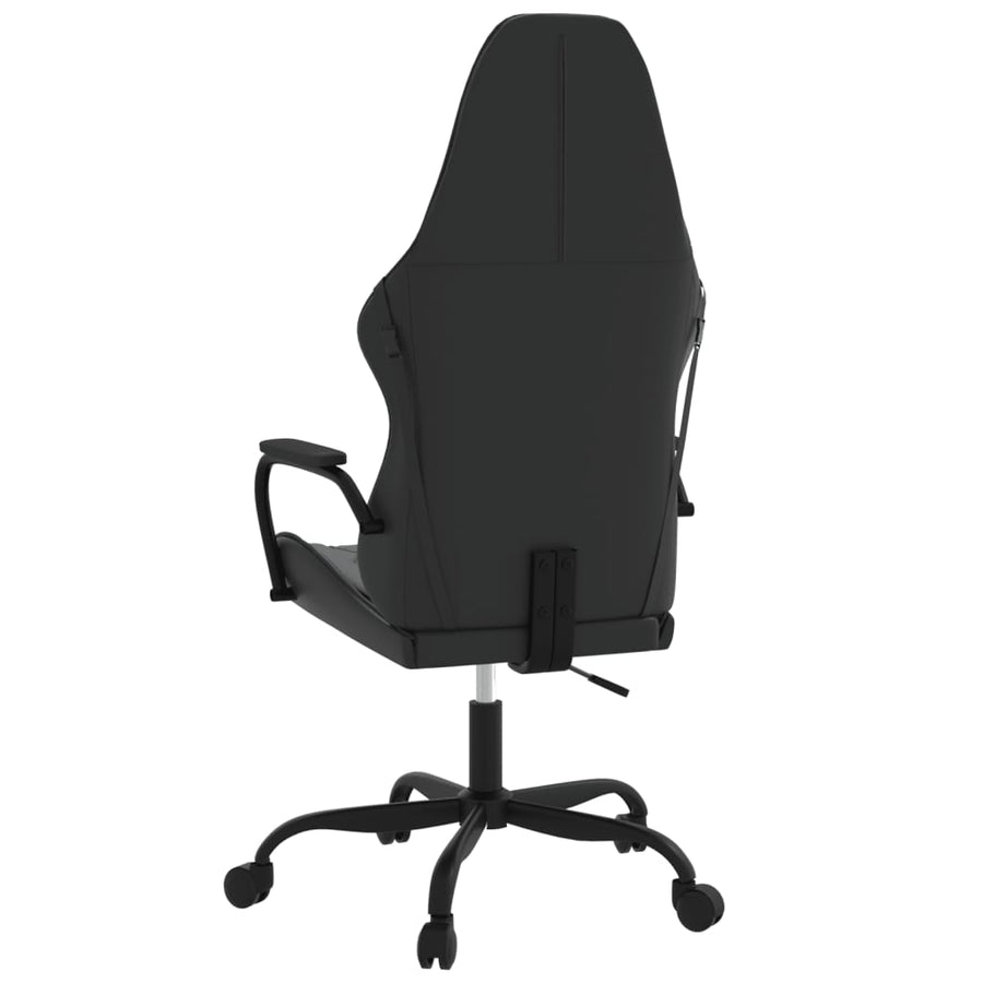 Massage Gamestoel Kunstleer Zwart