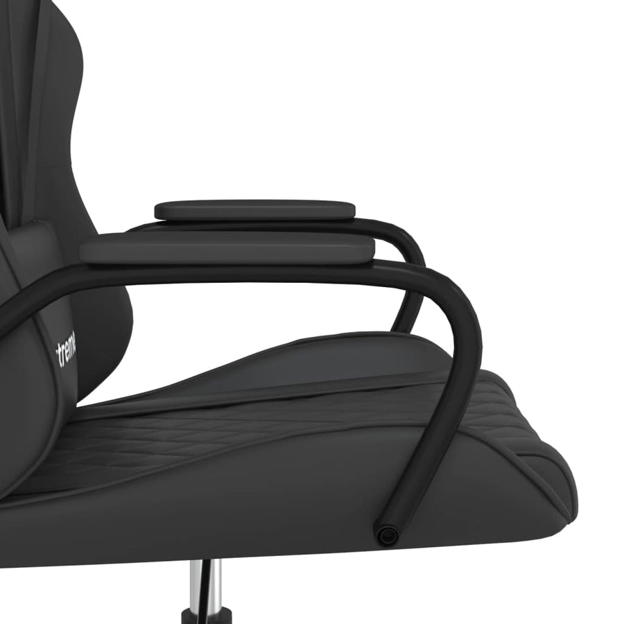 Massage Gamestoel Kunstleer Zwart
