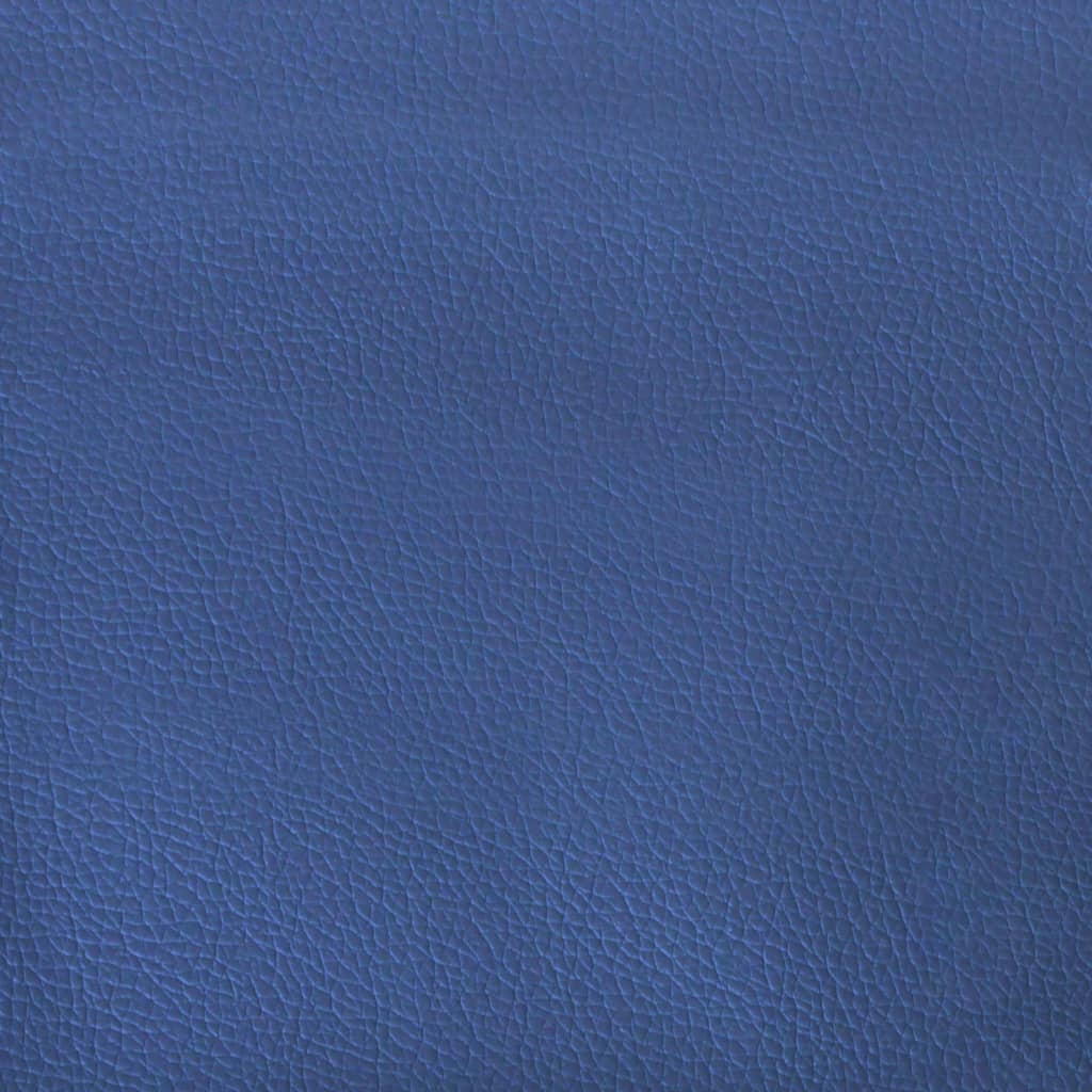 Massage gamestoel kunstleer zwart en blauw Blauw